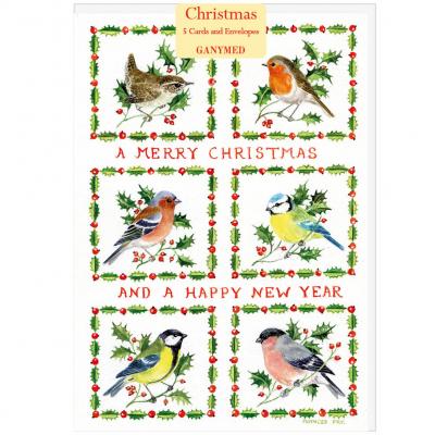Frances Fry - Birds with Holly - 739988259284